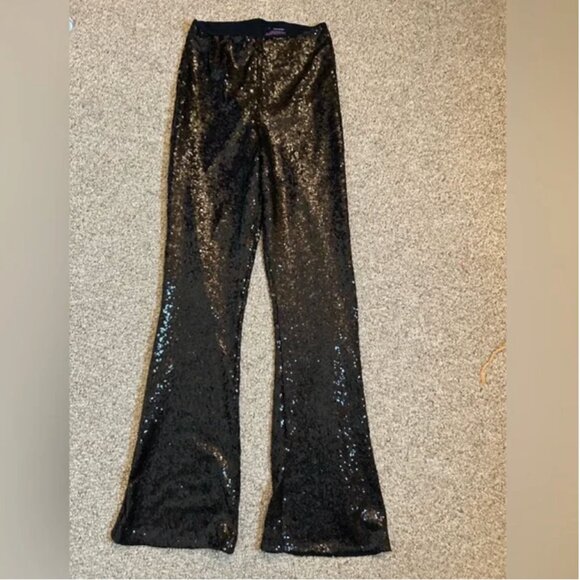 Commando sequins black pants size L - Picture 5 of 9
